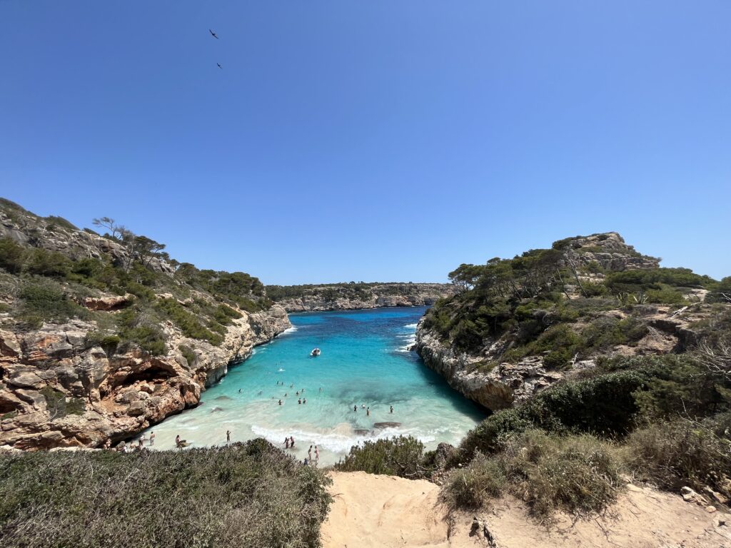 How to Spend a Long Weekend in Mallorca on a Budget view calo dos moro